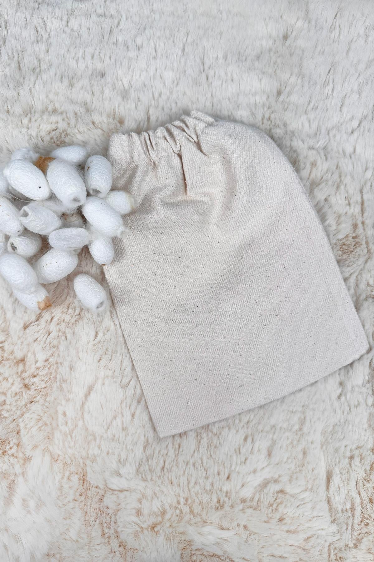 Özel Tasarım %100 Barış İpeği-Peace Silk El Dokuma Saf İpek Kese EDIK107