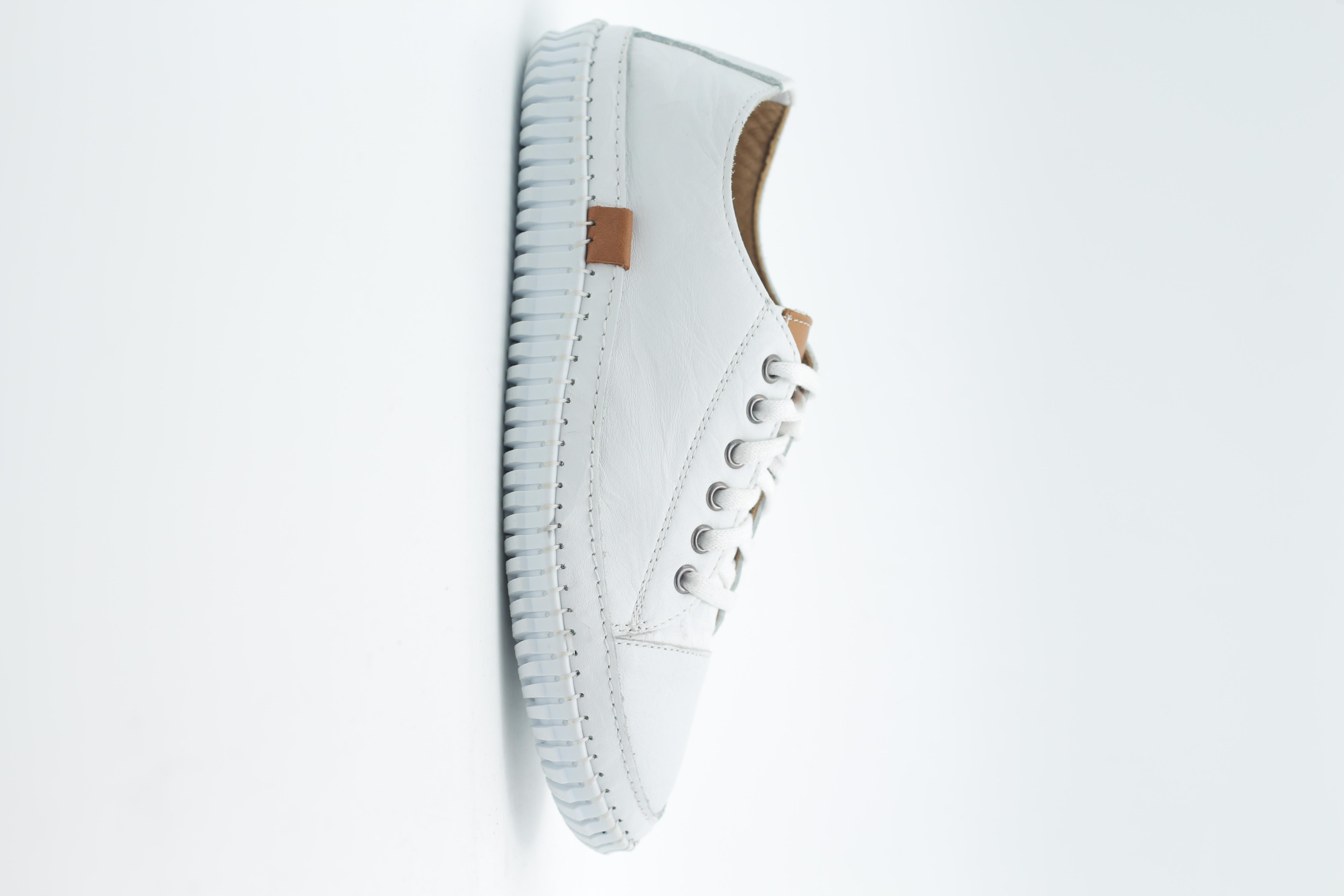 MASİSMASİS BELMO BEYAZ GERÇEK DERİ SNEAKER