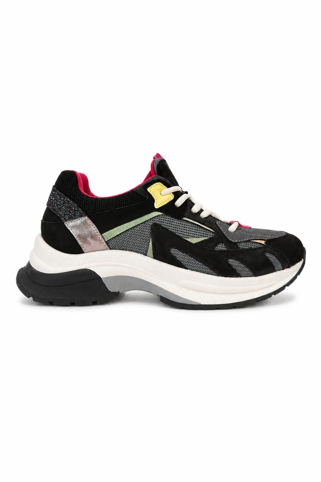 MASİSMASİS MOOR SİYAH FUŞYA SNEAKER