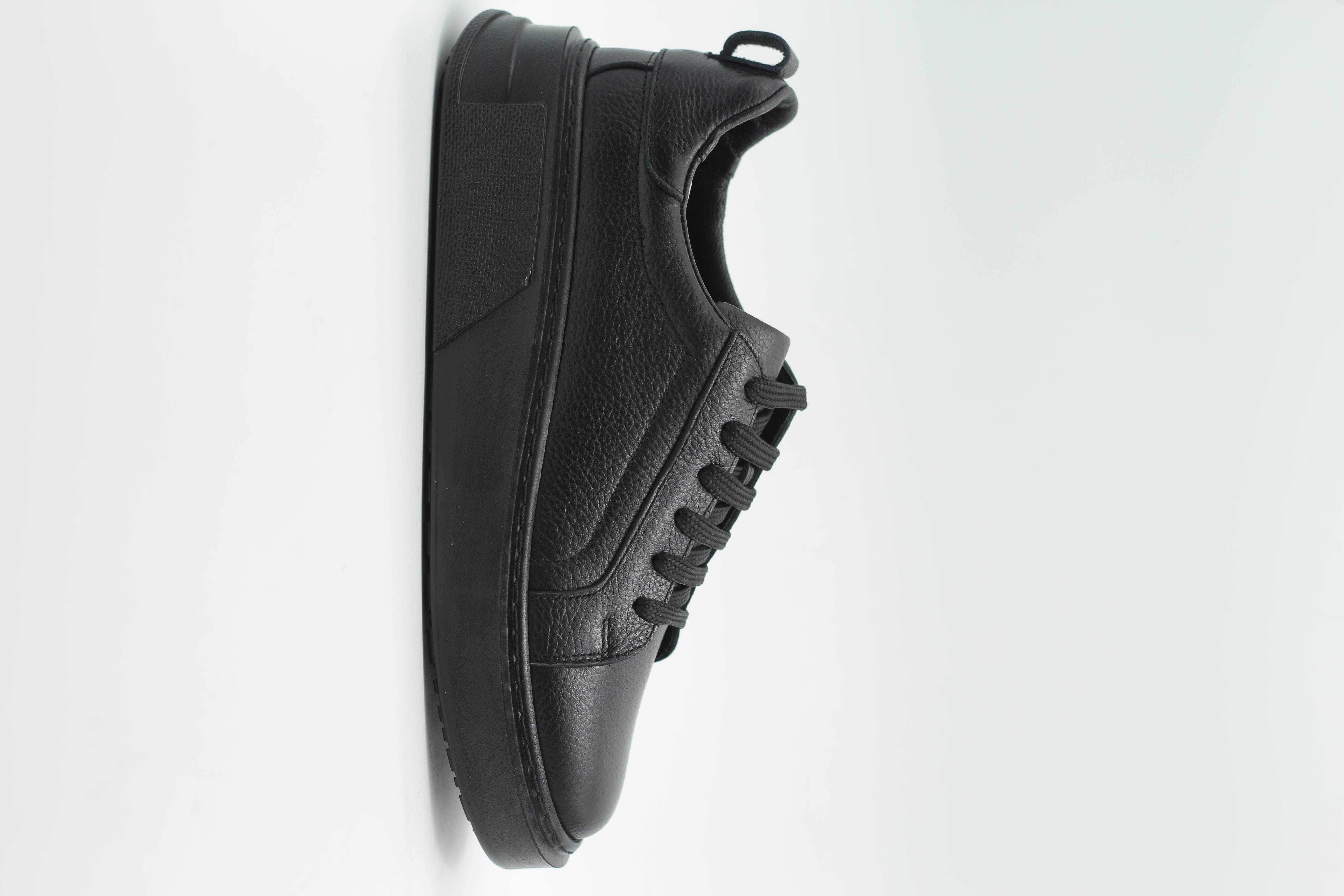 MASİSMASİS ZAGRE SİYAH GERÇEK DERİ SNEAKER