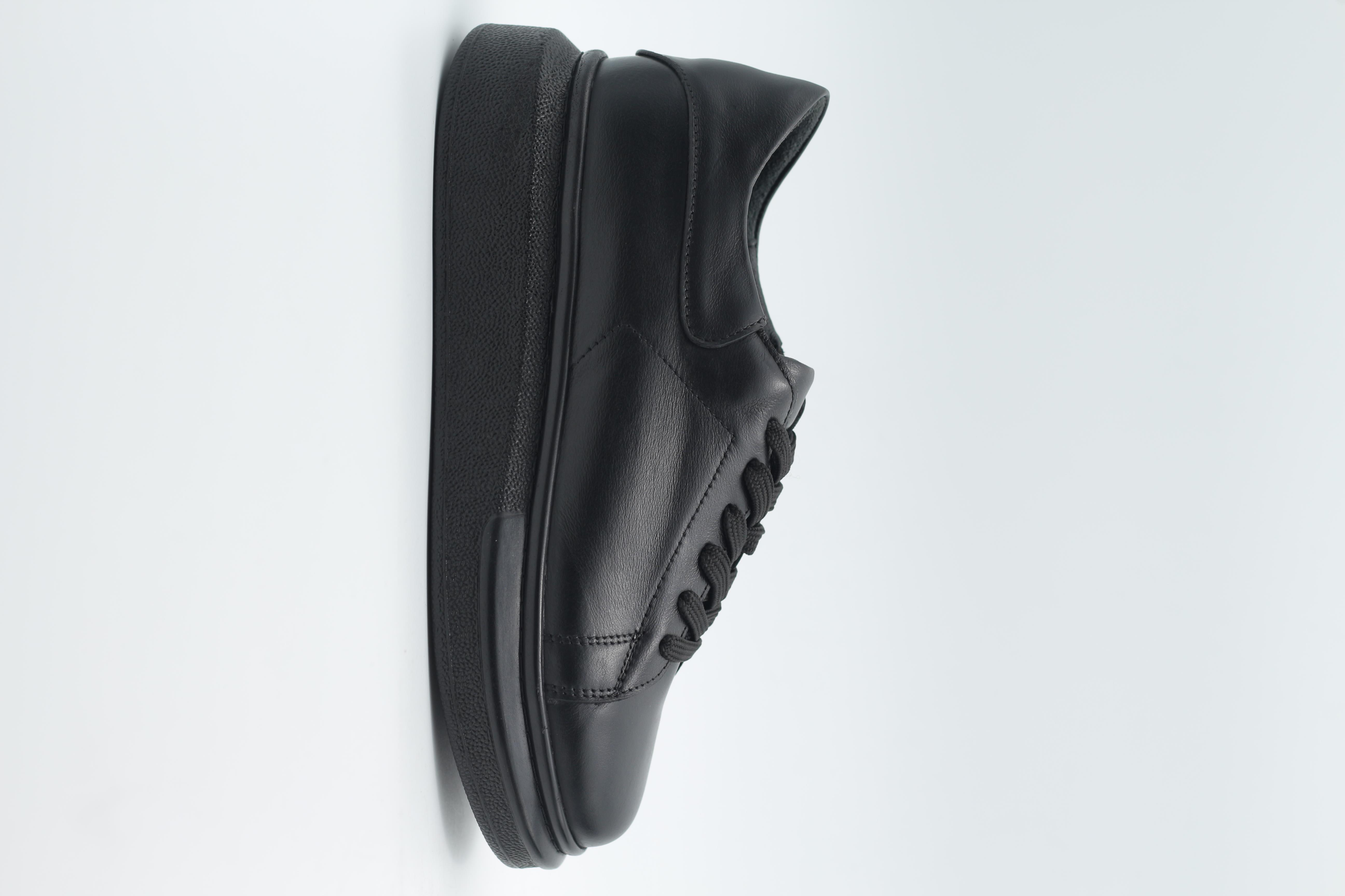 MASİSMASİS ENSİRO SİYAH GERÇEK DERİ SNEAKER