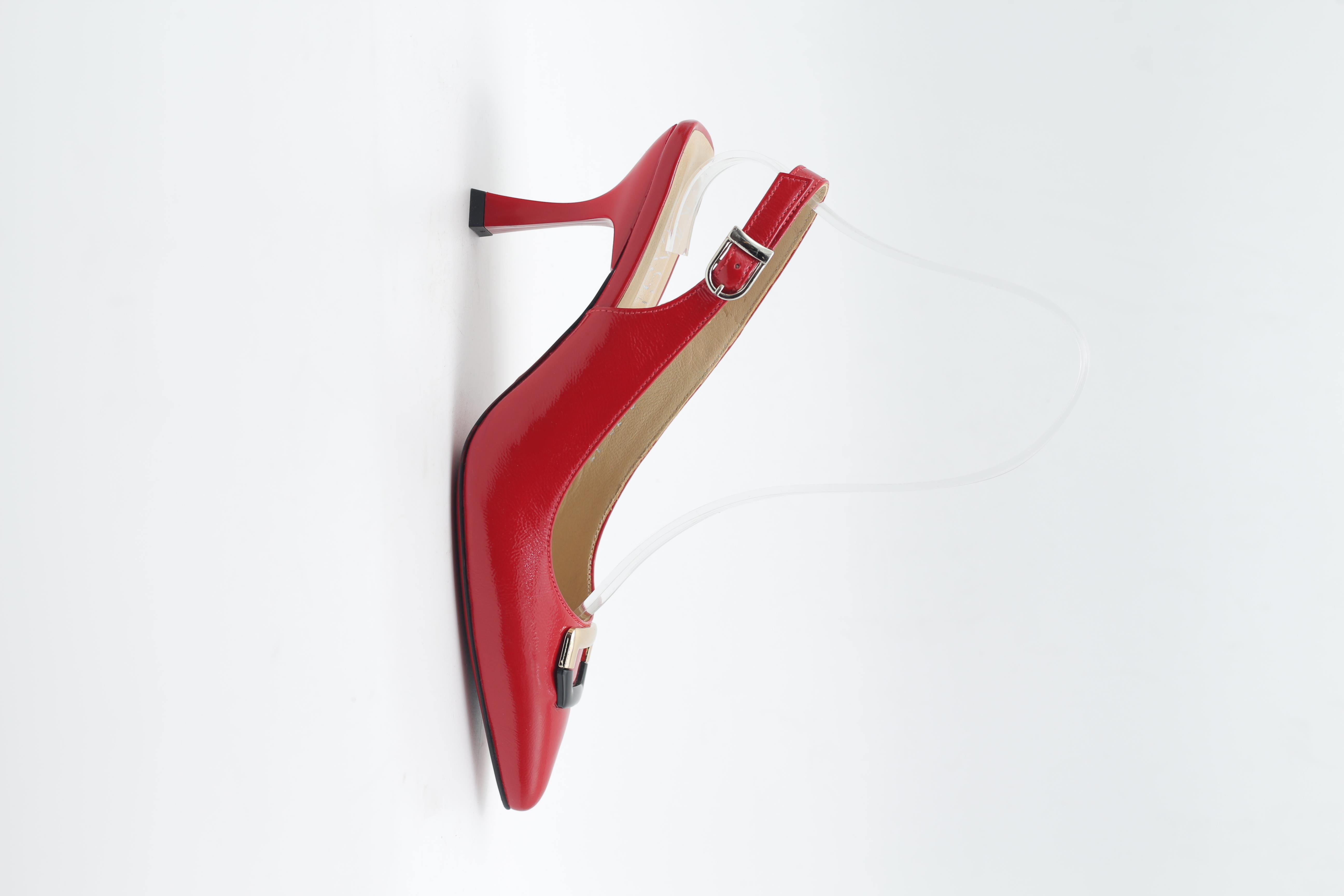 MASİSMASİS TANYA GERÇEK RUGAN KIRMIZI STİLETTO