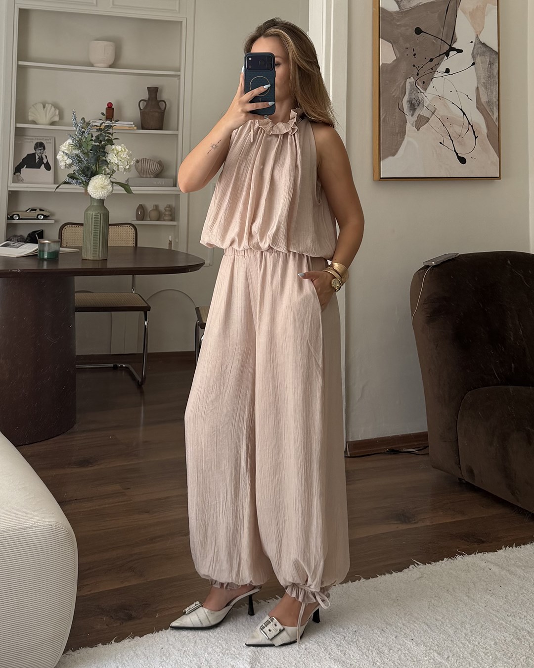 Athena Vizon Bluz Pantolon Takım