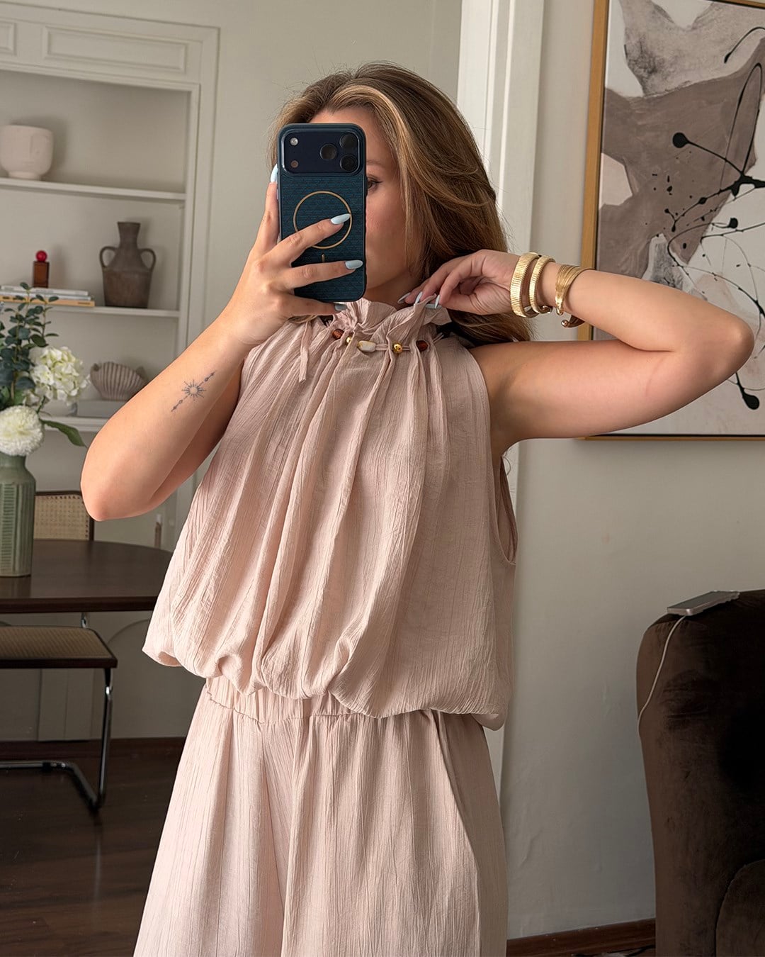 Athena Vizon Bluz Pantolon Takım