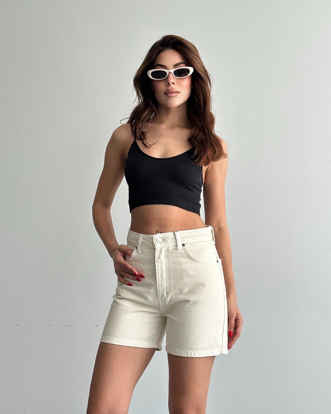 City Boy Denim Bej Şort