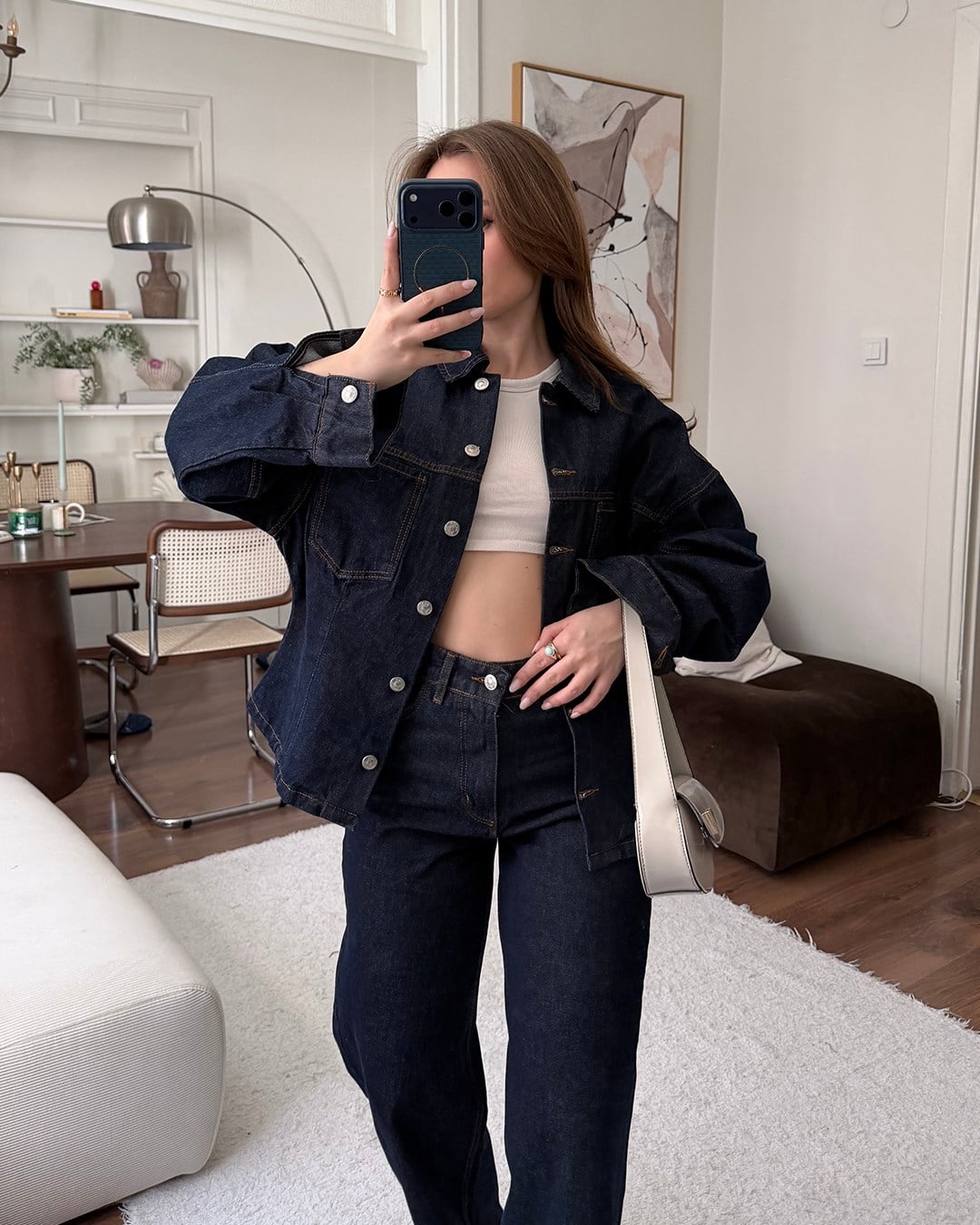 Flow Denim Gömlek Pantolon Jean Takım