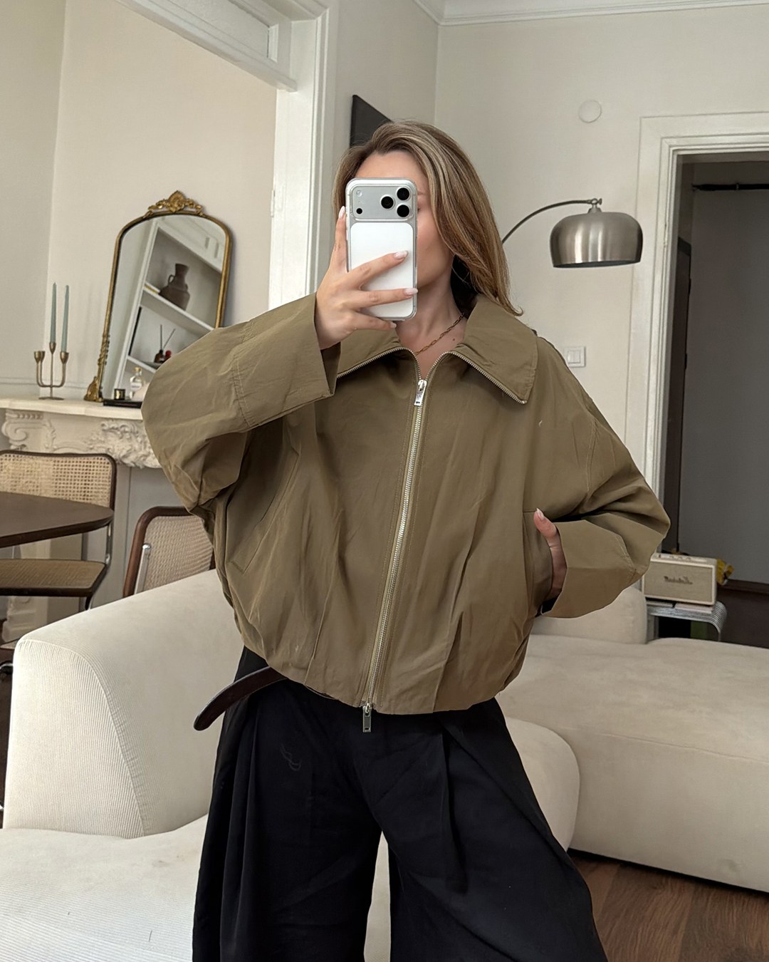 Fly Haki Bomber Ceket