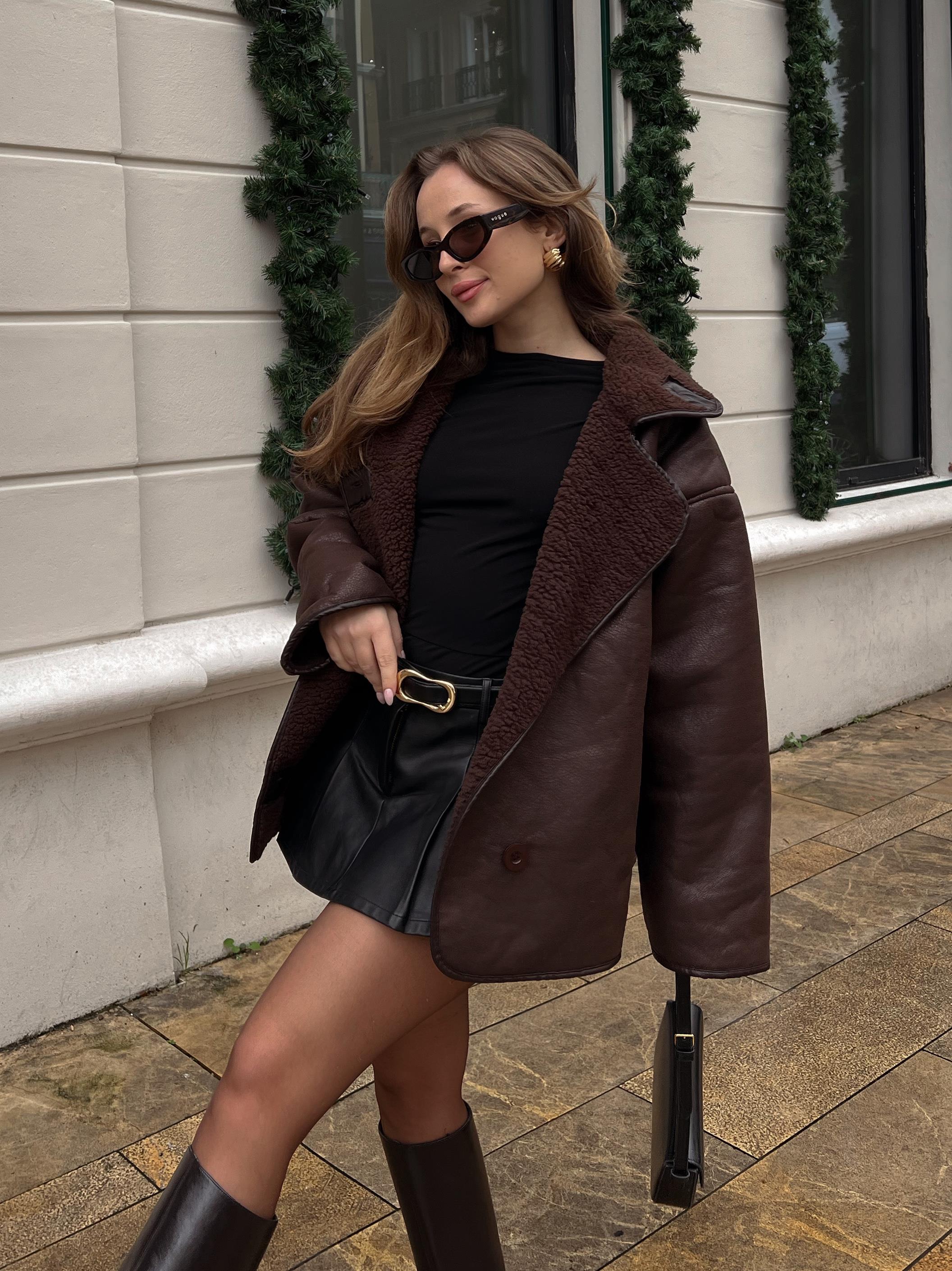 Garden Kahverengi Deri Ceket