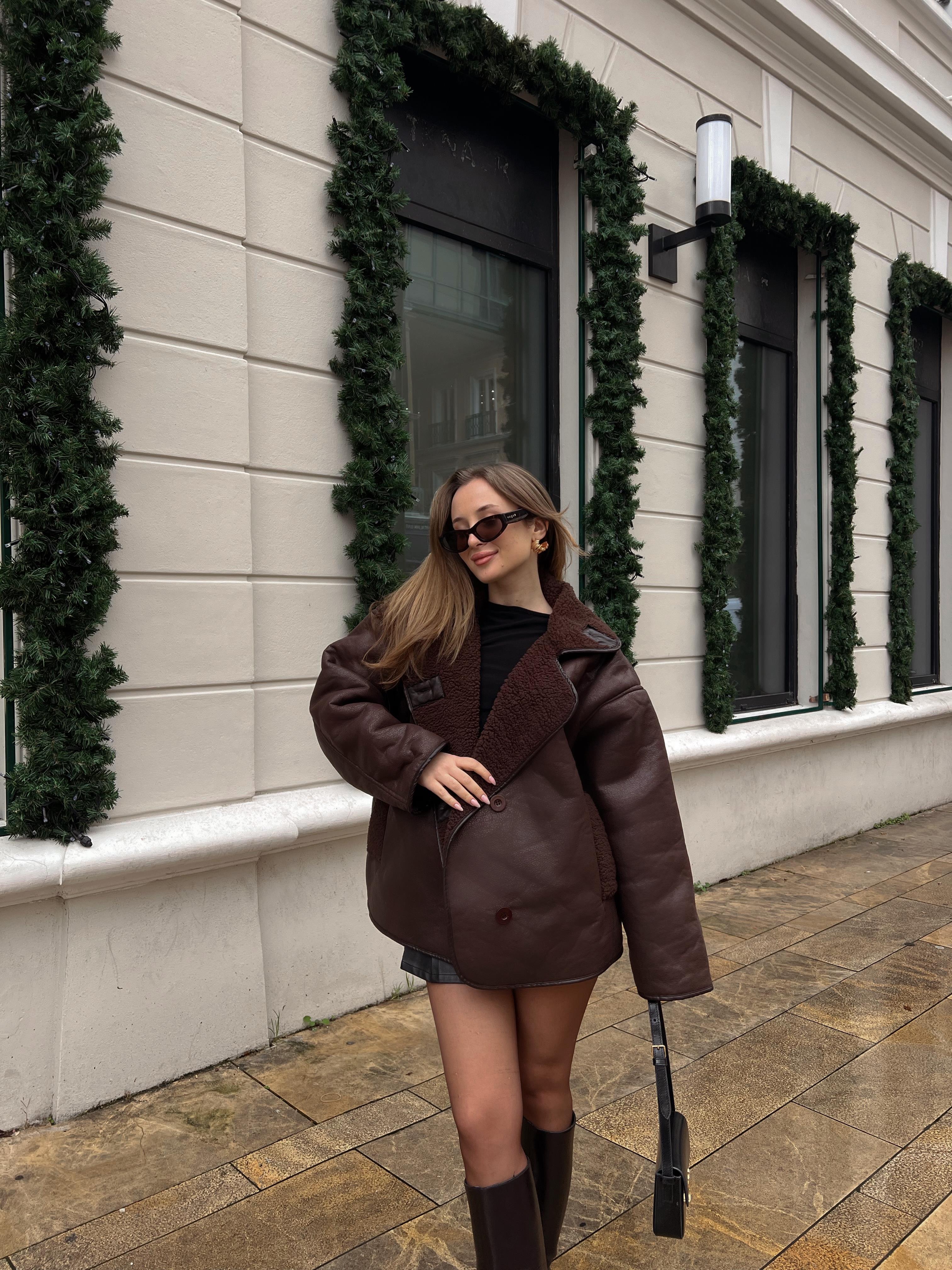 Garden Kahverengi Deri Ceket