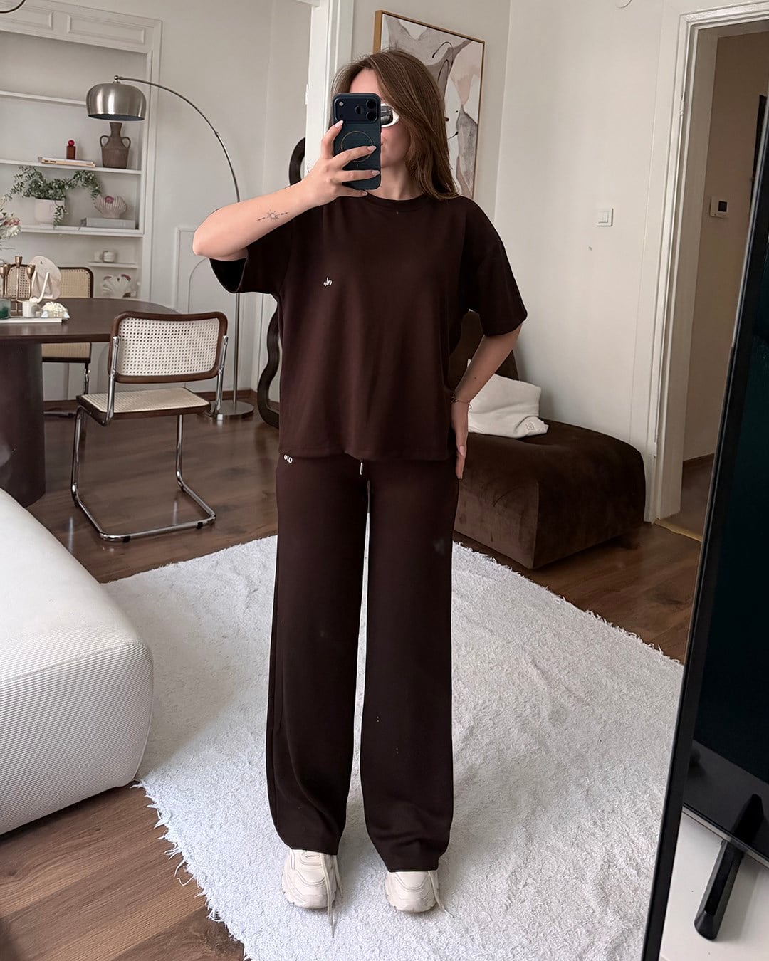 Soft Basic Kahverengi Eşofman Takımı