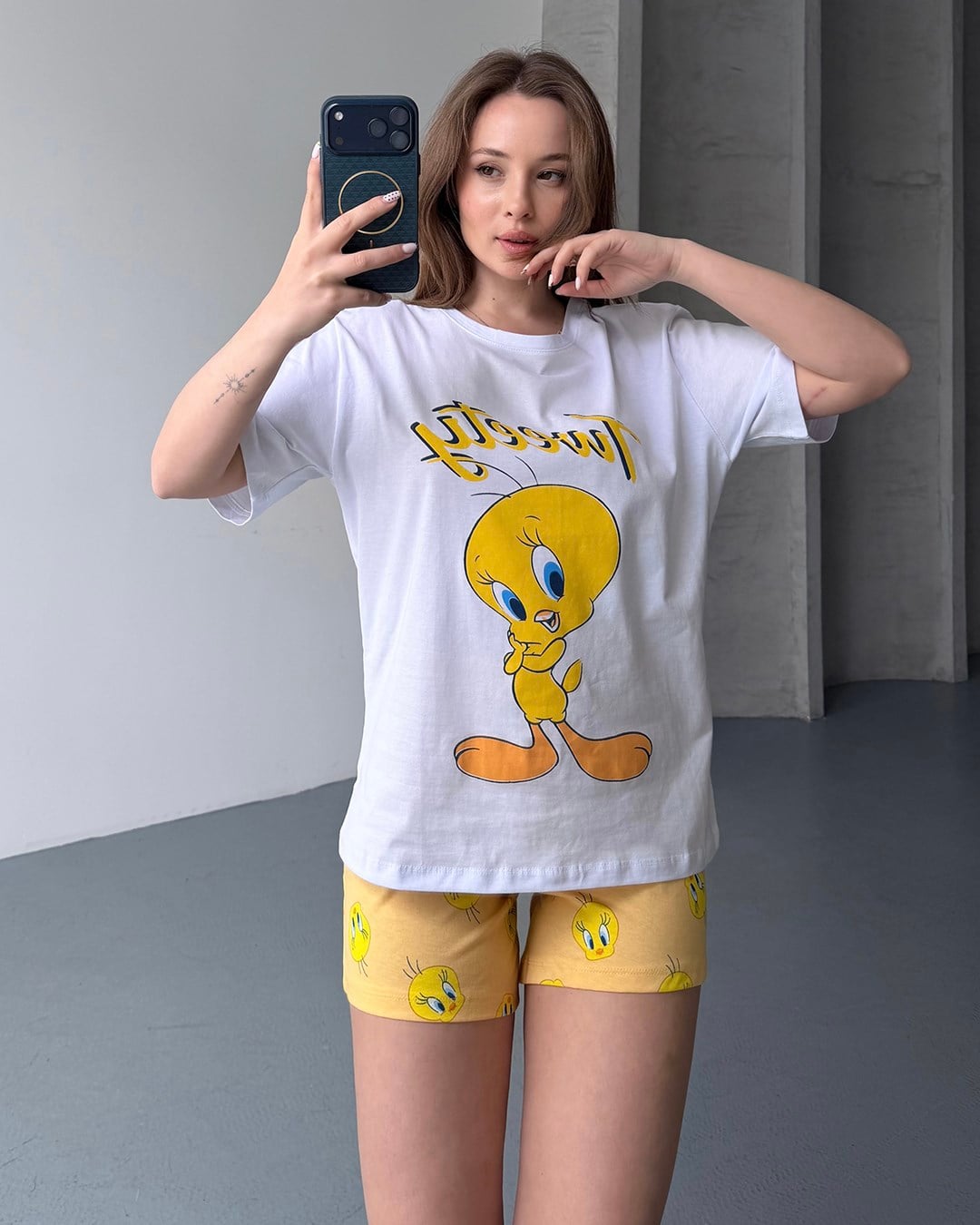 Sweaty Şortlu Pijama Takımı