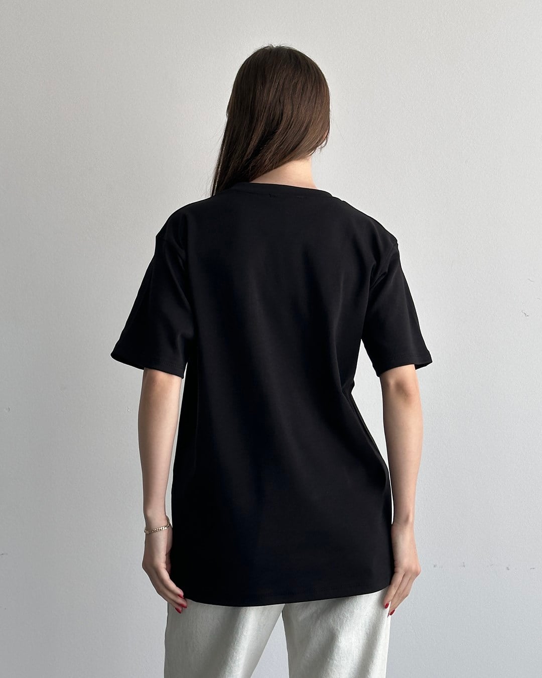 Tmy Siyah Basic Tişört