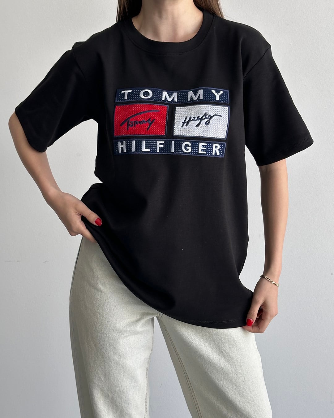 Tmy Siyah Basic Tişört