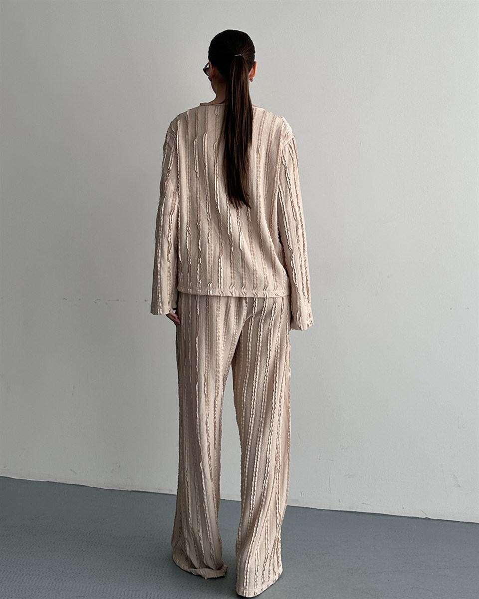 Bej Önden Bağlamalı İkili Takım