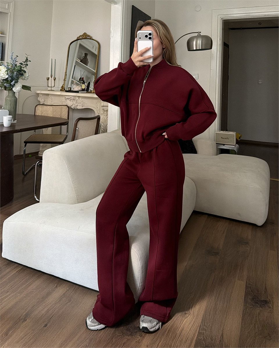 Bounce Bordo Eşofman Takımı