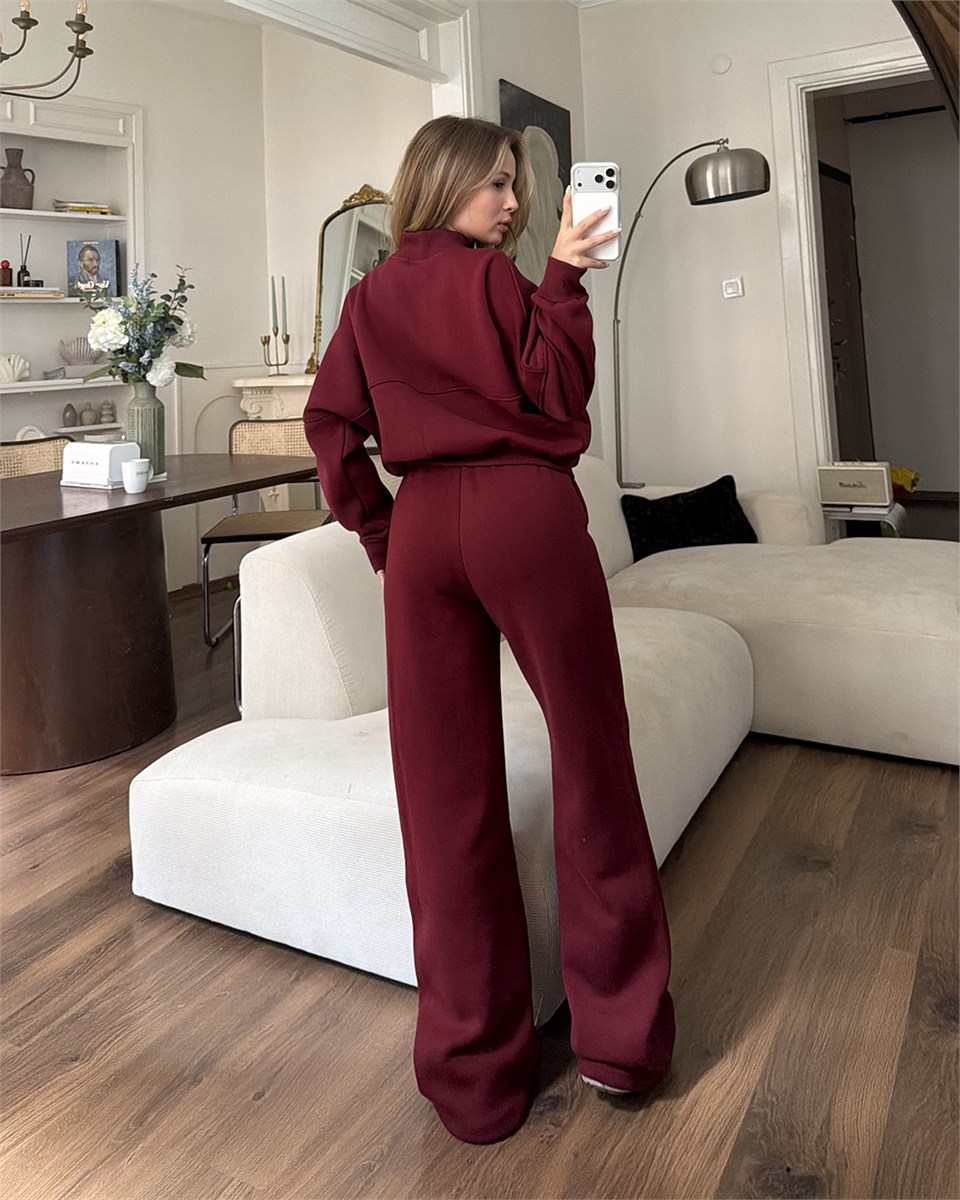 Bounce Bordo Eşofman Takımı