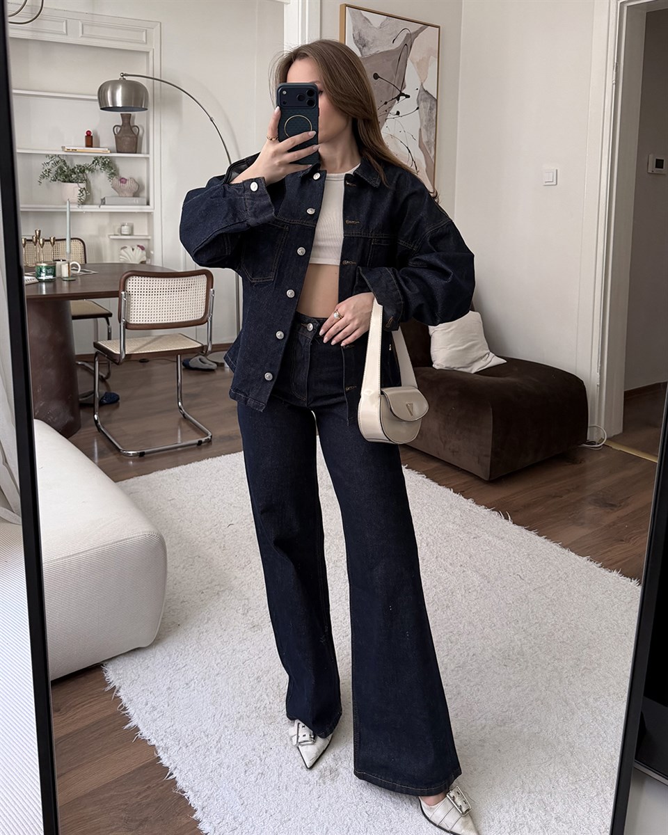 Flow Denim Gömlek Pantolon Jean Takım