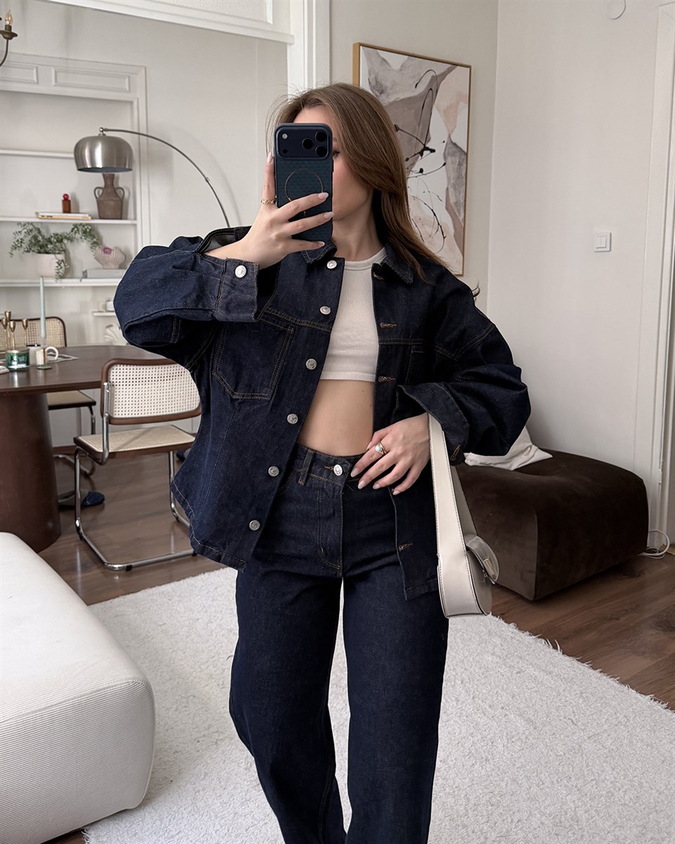Flow Denim Gömlek Pantolon Jean Takım