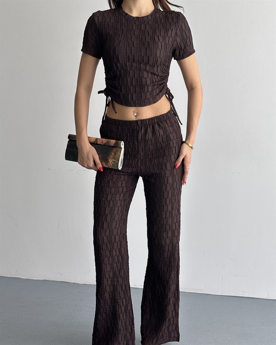 Kahverengi Bubble İkili Takım