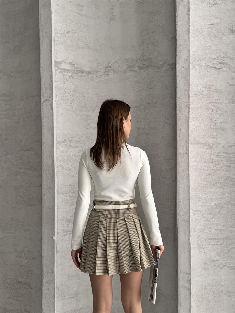 Klasik Beyaz Bodysuit