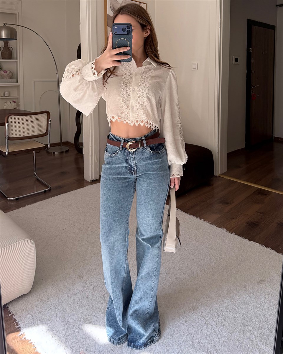 Klasik Wide Leg Jean