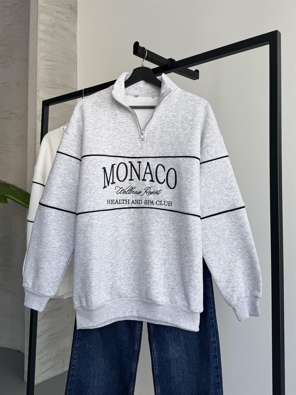Monaco Unisex Melanj Sweatshirt