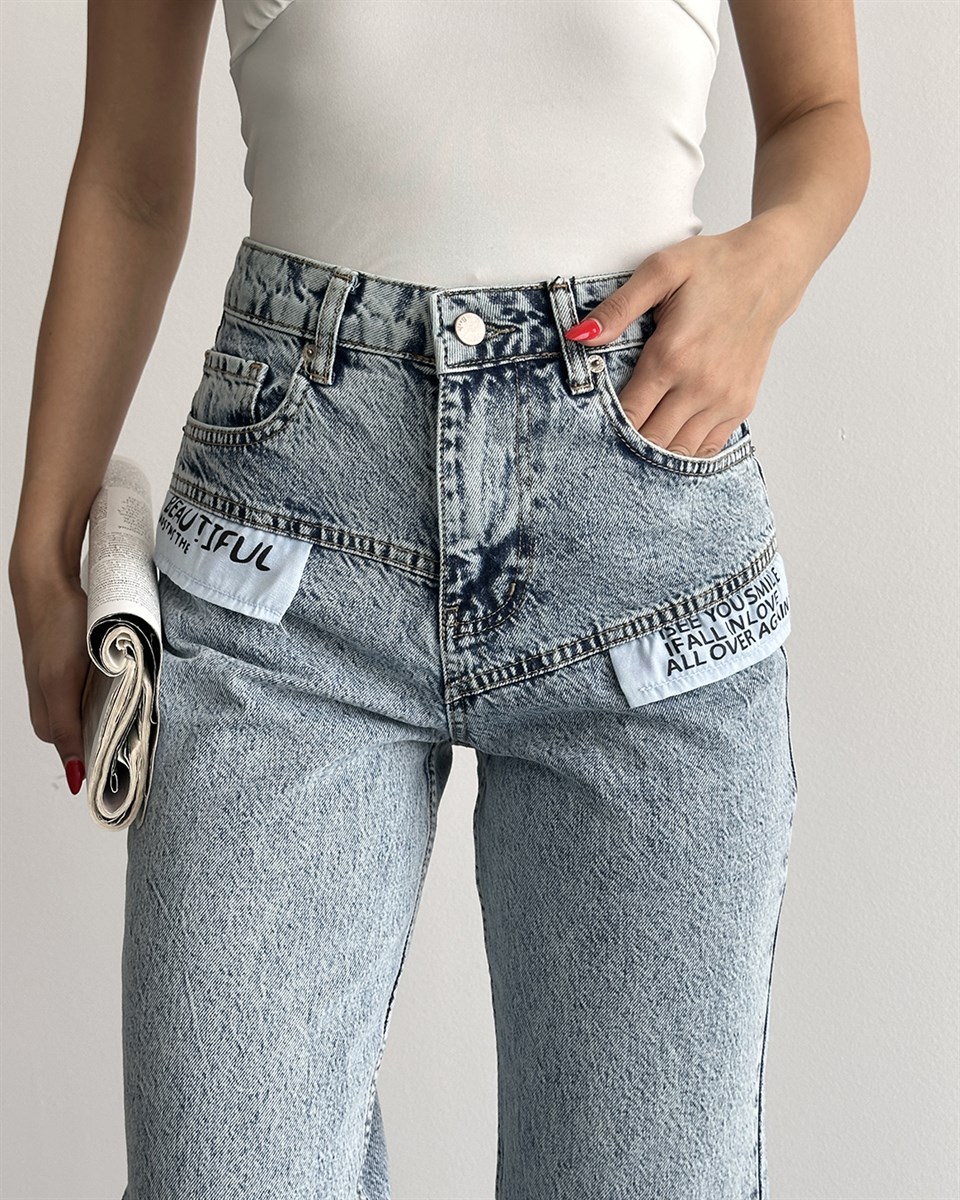 Slogan Patch Palazzo Jean