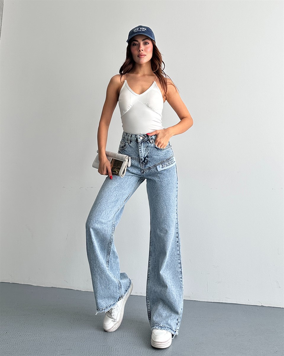 Slogan Patch Palazzo Jean