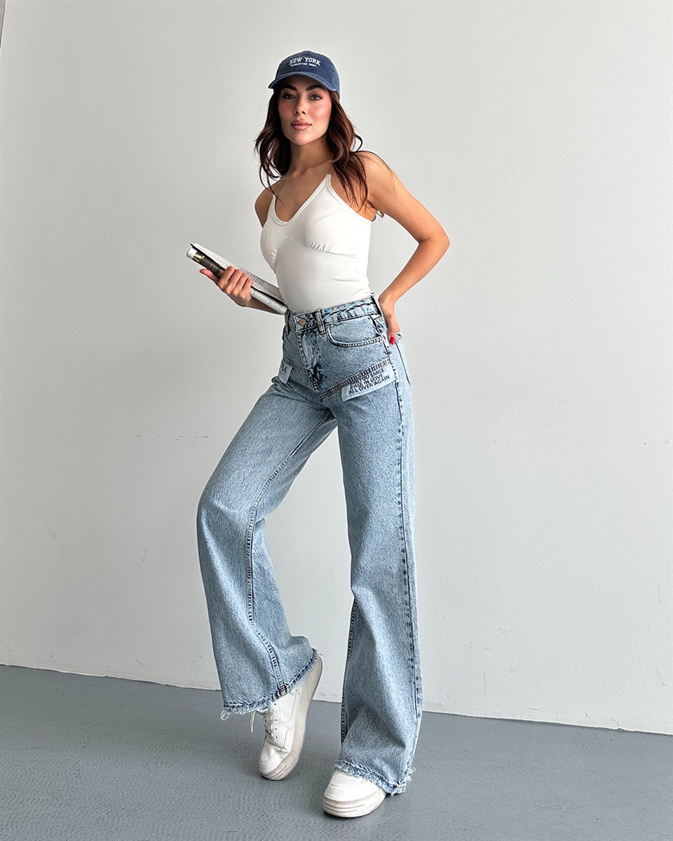 Slogan Patch Palazzo Jean