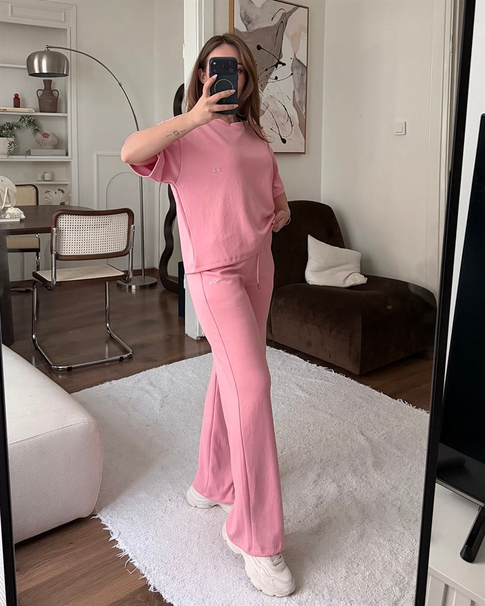Soft Basic Pembe Eşofman Takımı