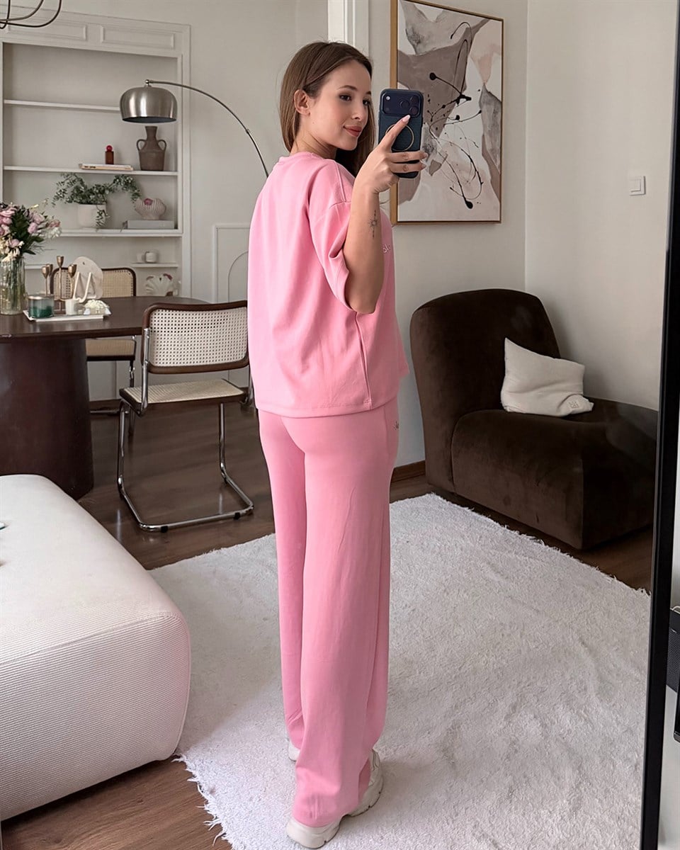 Soft Basic Pembe Eşofman Takımı