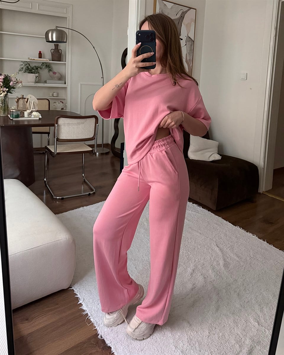 Soft Basic Pembe Eşofman Takımı