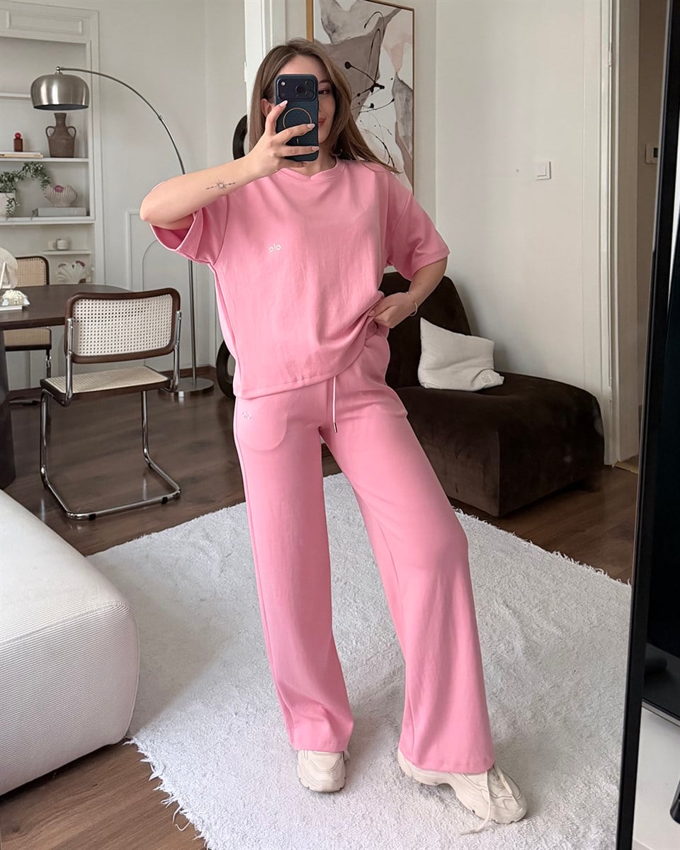 Soft Basic Pembe Eşofman Takımı