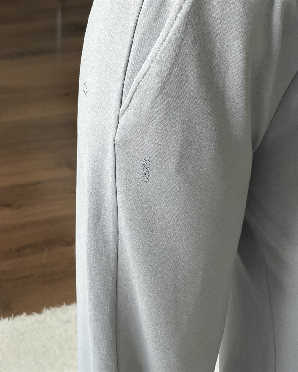 Soft Gri Basic Alt Eşofman
