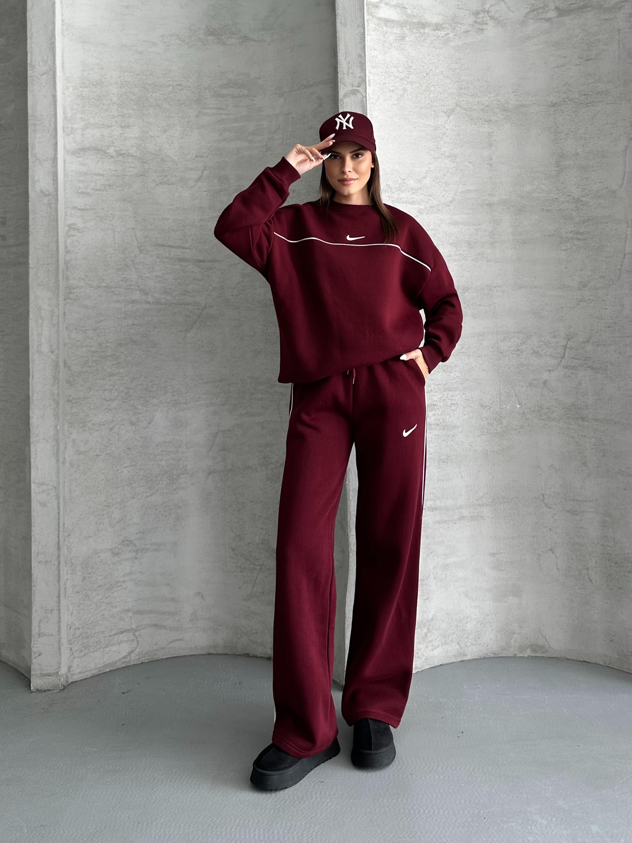Nx Bordo Eşofman Takımı