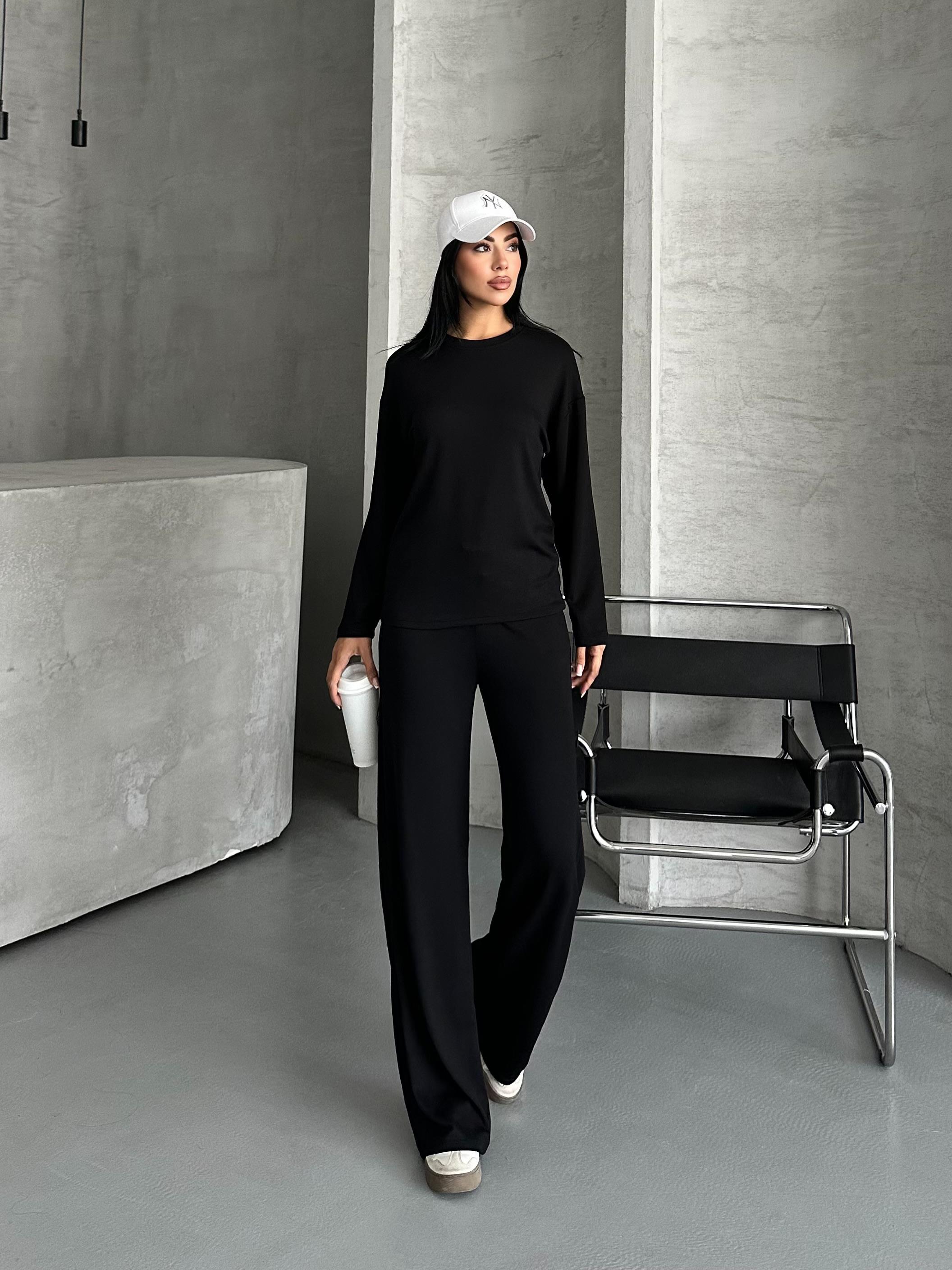 Oversize Siyah Eşofman Takımı