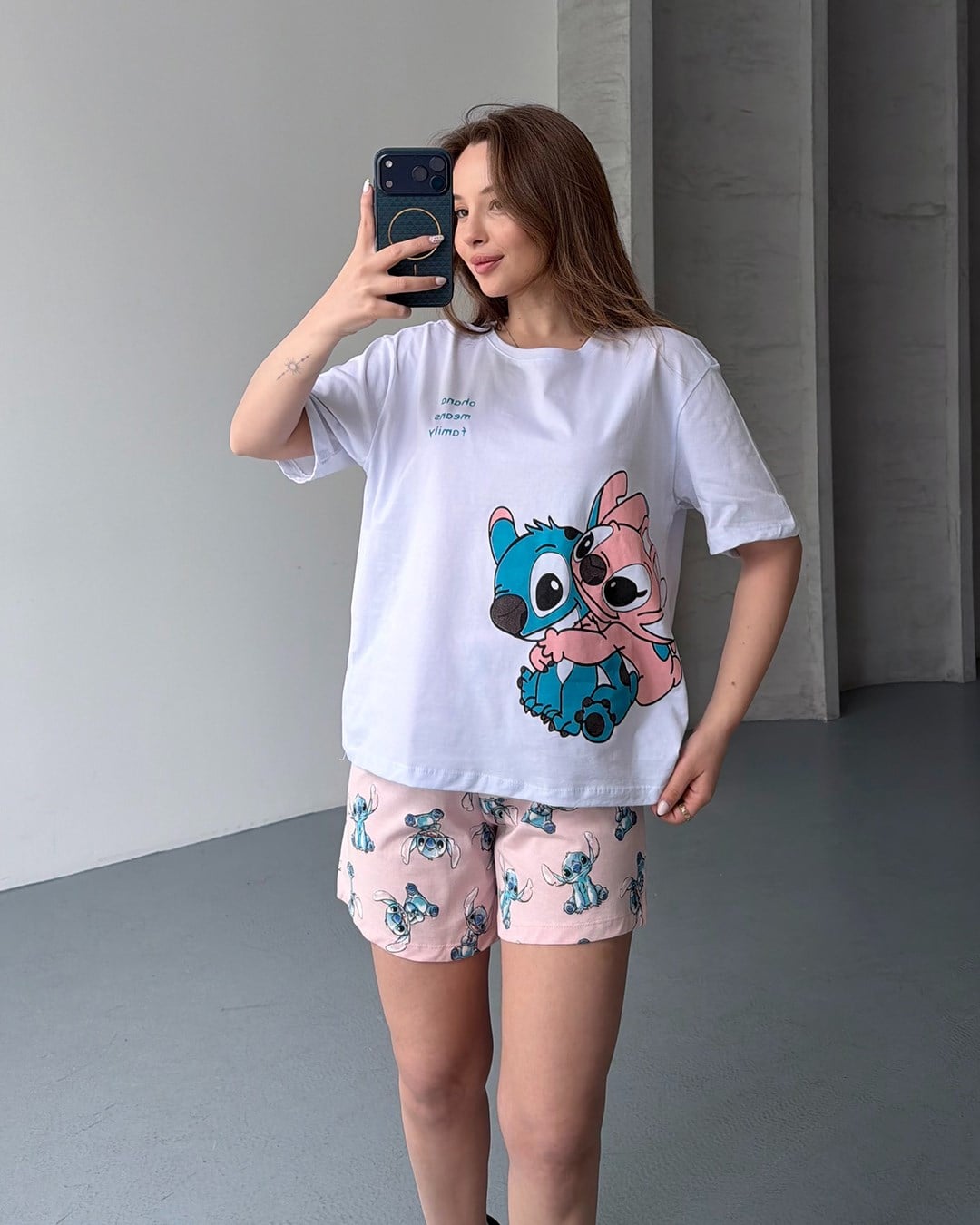 Stic Şortlu Pijama Takımı