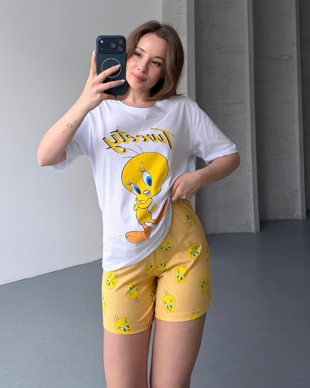 Sweaty Şortlu Pijama Takımı