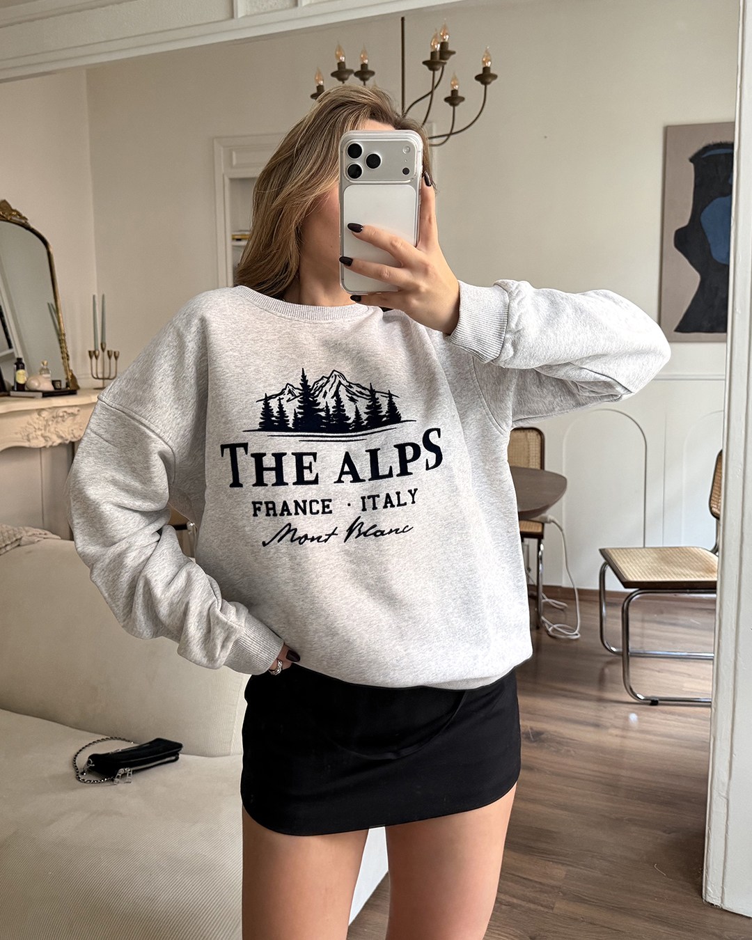The Alps Gri Sweatshirt