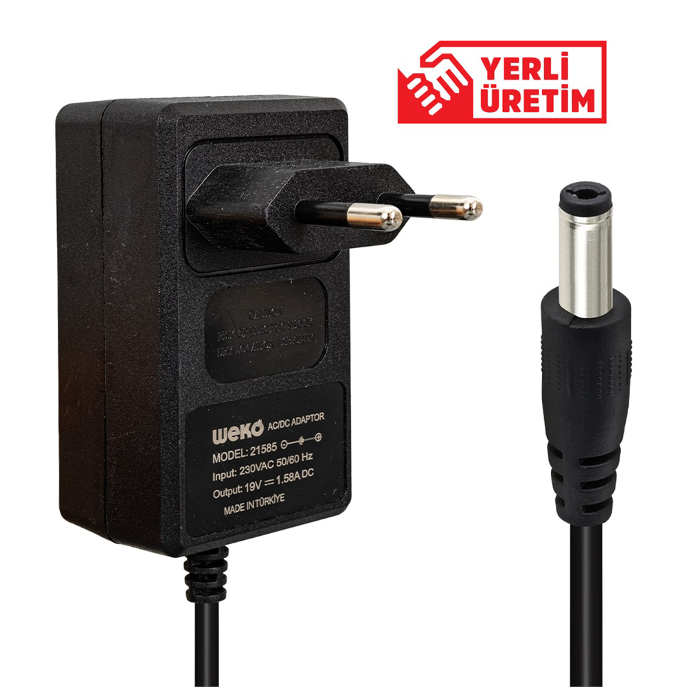 19V 1.58A Notebook Adaptörü (5.5x1.7 mm Uç)