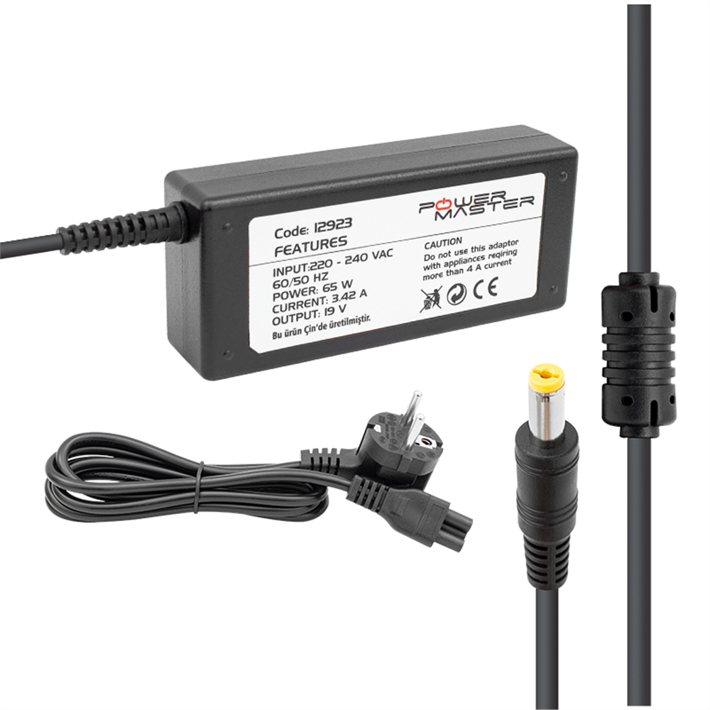 Acer Uyumlu 19V 3.42A Notebook Adaptörü (5.5x1.75 mm Uç)