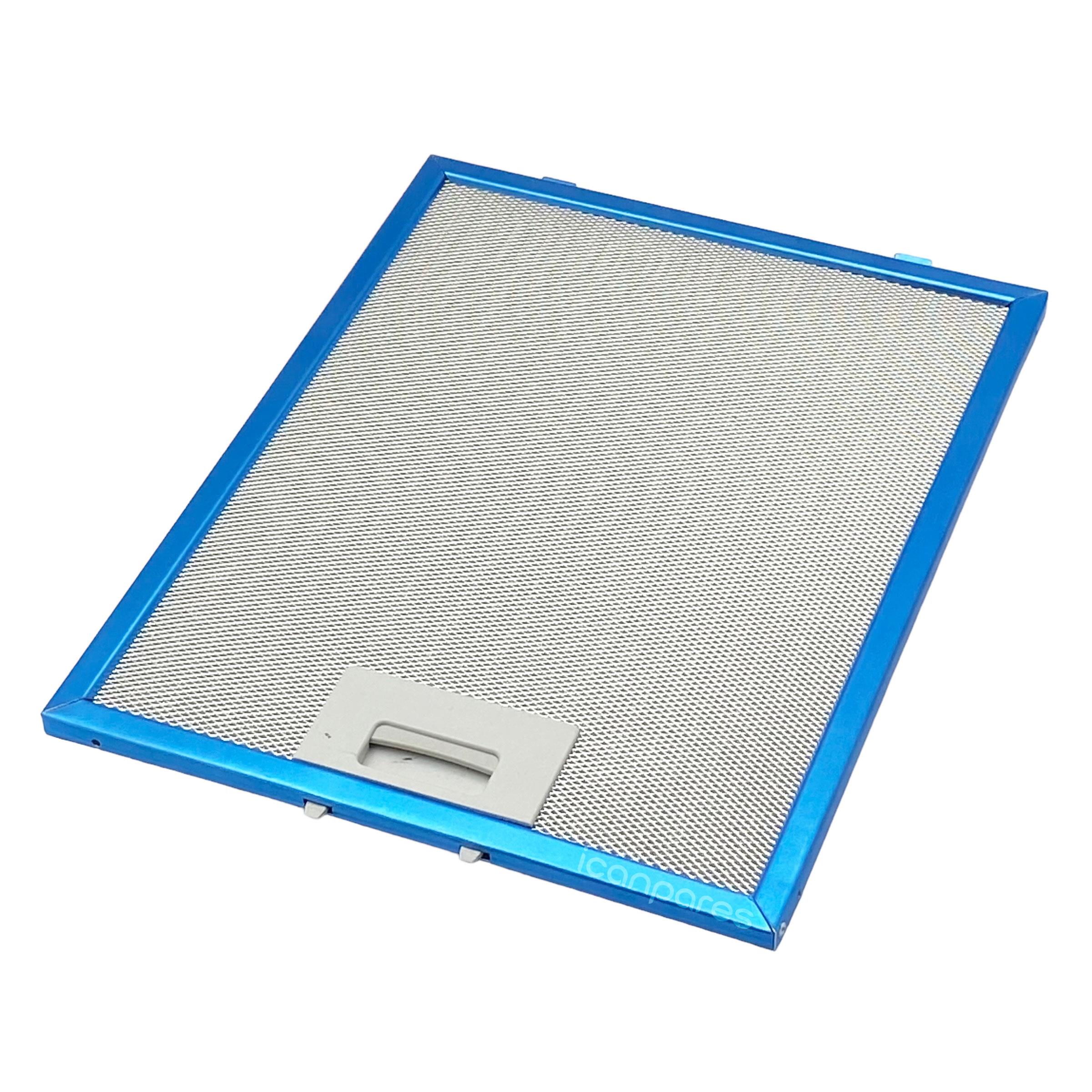 EN 24,5 cm BOY 32,0 cm - Arka Tırnak 12,5 cm Aspiratör Davlumbaz Metal Yağ Filtresi