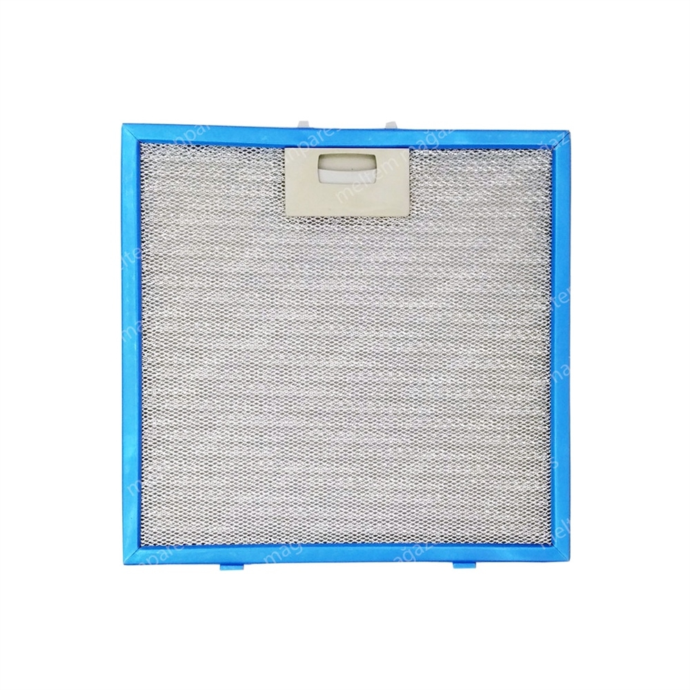EN 26,2 cm BOY 25,3 cm - Arka Tırnak 12,5 cm Aspiratör Davlumbaz Metal Yağ Filtresi