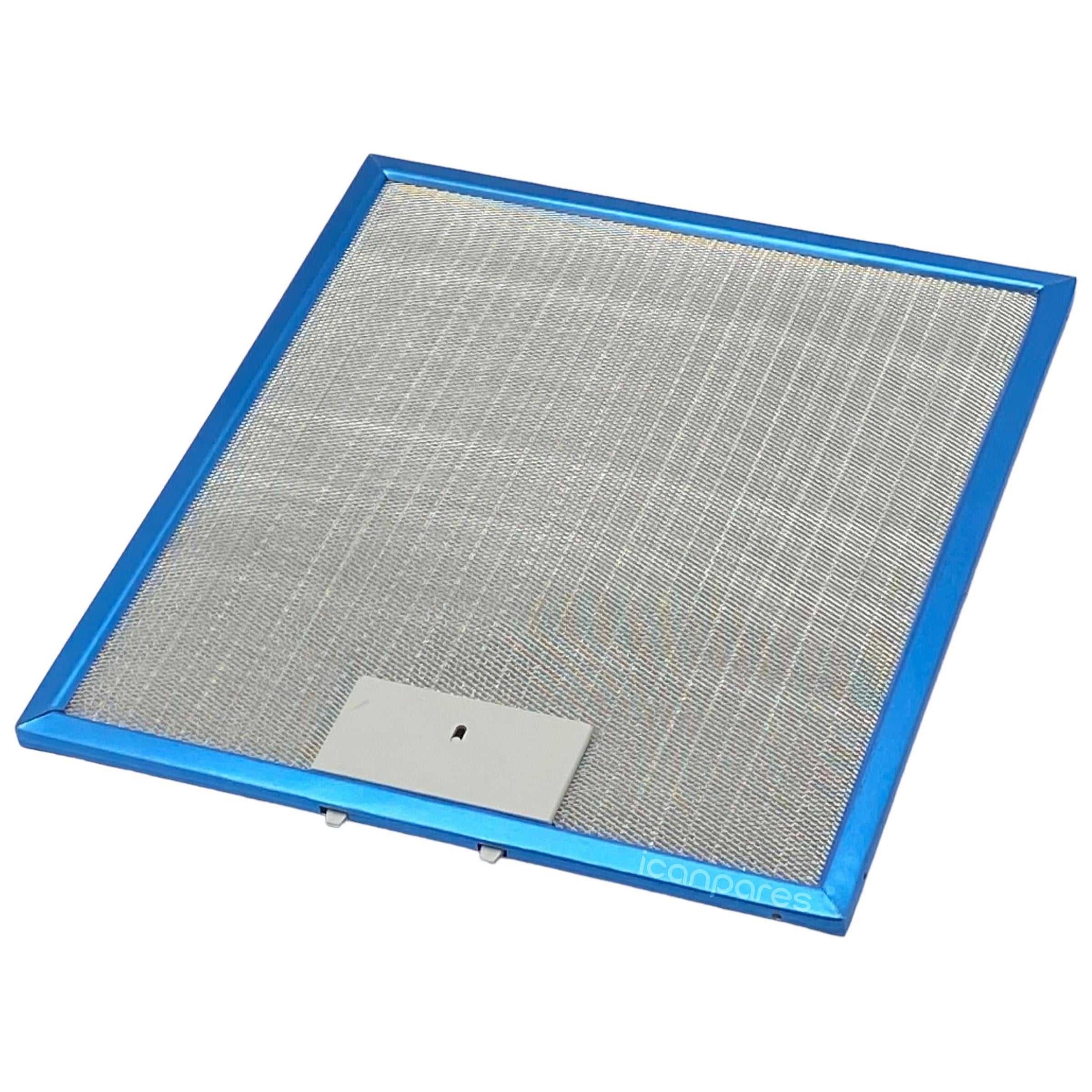 EN 27,5 cm BOY 31,0 cm - Arka Tırnak 12,5 cm Aspiratör Davlumbaz Metal Yağ Filtresi