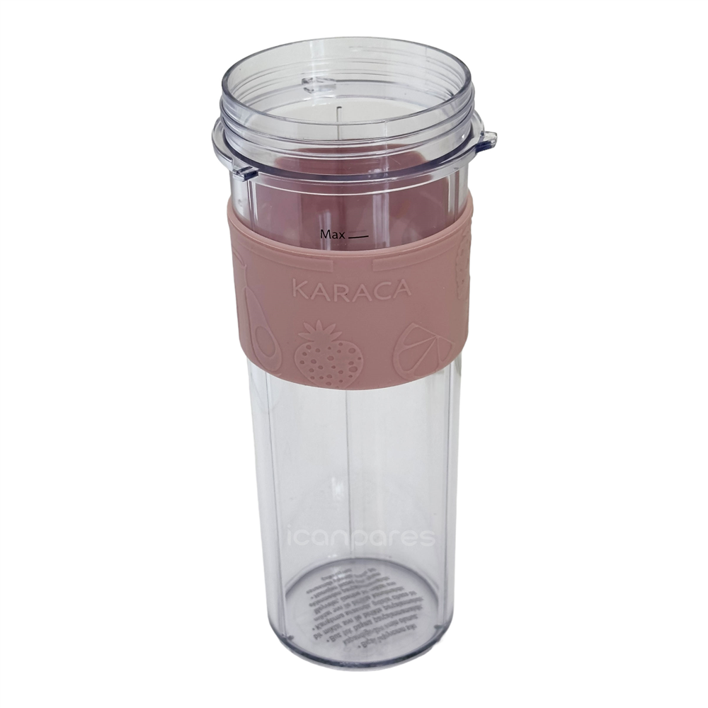 Karaca Uyumlu Blendfit Go Personal Kişisel Smoothie Blender Haznesi 570 Ml, Rosegold
