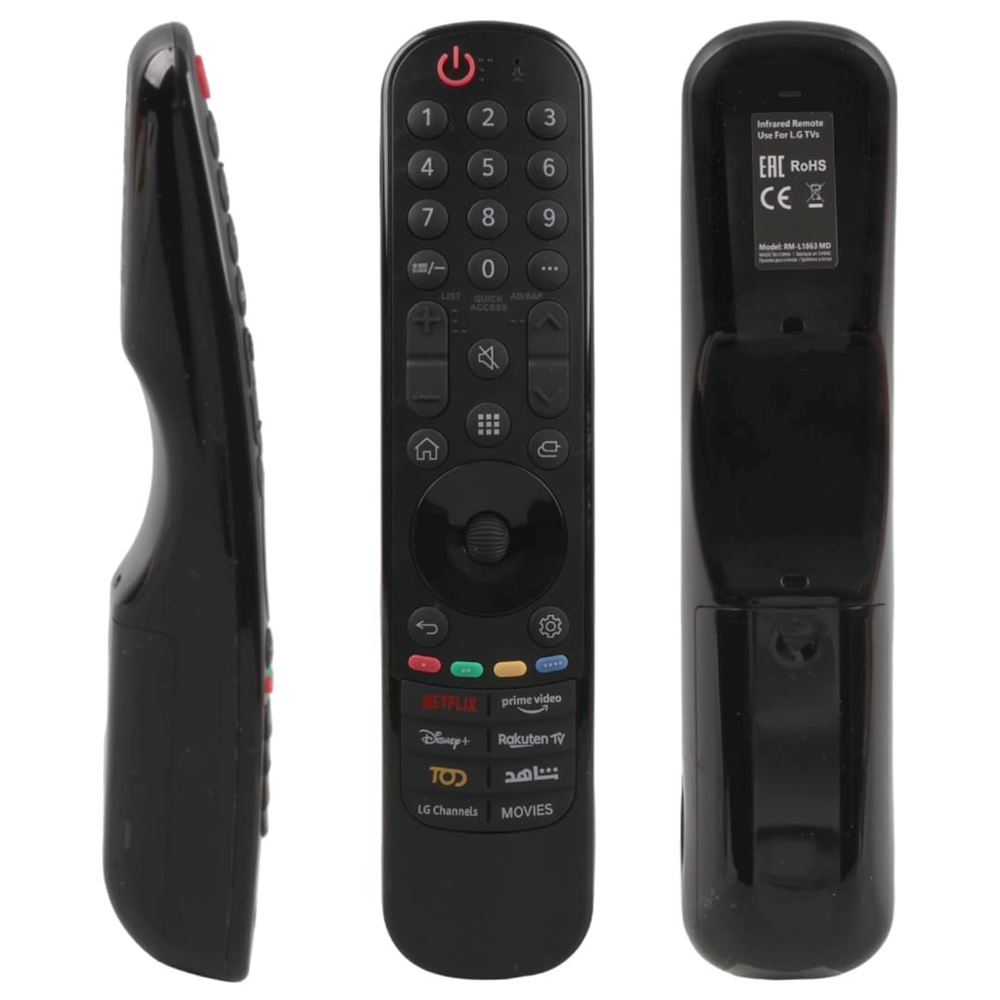 LG Uyumlu RM-L1863 MD Netflix Prime Video Rakuten Tod Disney+ Tuşlu Lcd-Led Tv Kumandası