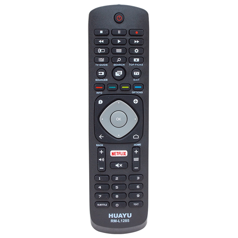 Philips Uyumlu 3D Smart LED TV Kumanda RM-L1285 NetFlix Tuşlu