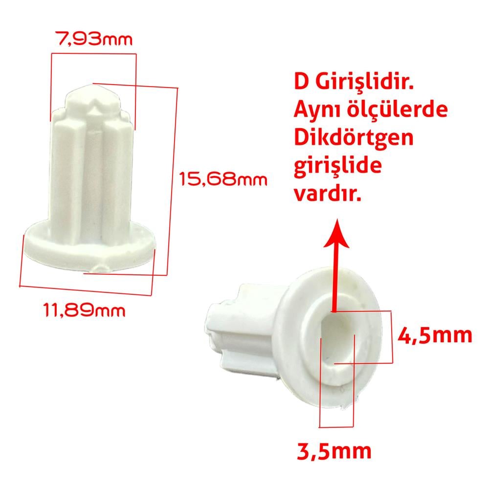 Universal Blender Kavrama Dişlisi - Korkmaz Vertex, Fakir Mezza, Arnica Maestro