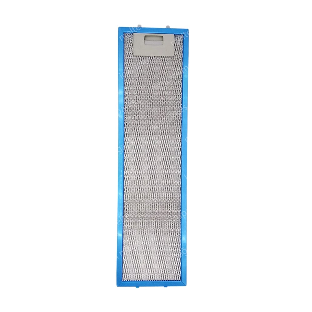 Universal Uyumlu EN 13 cm BOY 48,5 cm - Arka Tırnak 4,5 cm Aspiratör Davlumbaz Metal Yağ Filtresi