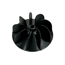 Universal 9 Kanat - 6,2cm - 4mm Siyah Saç Kurutma Makine Pervenesi - Fön Pervane